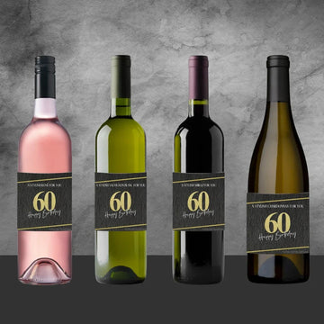 60th Birthday Wine Choice 750ml - Tastebuds