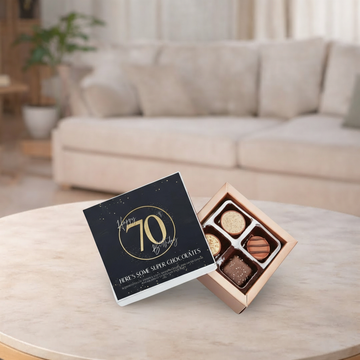 70th Birthday Pure Indulgence Choc Box 40g