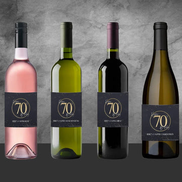 70th Birthday Wine Choice 750ml - Tastebuds