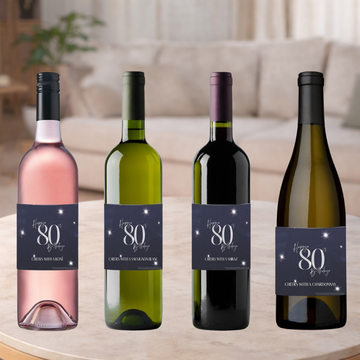 80th Birthday Wine Choice 750ml