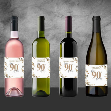 90th Birthday Wine Choice 750ml - Tastebuds