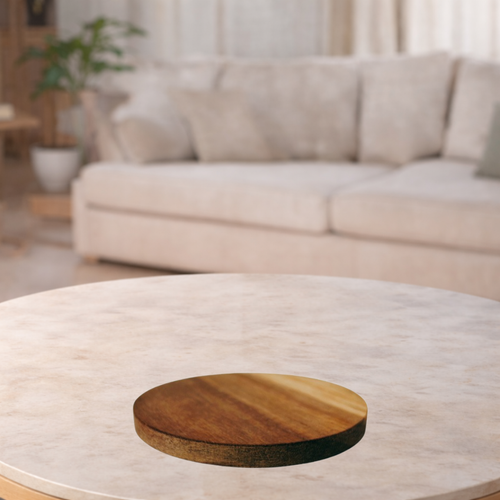 Acacia Wood Coasters 10cm Nicholas Agency