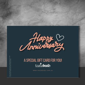 Anniversary eGift Card - Tastebuds