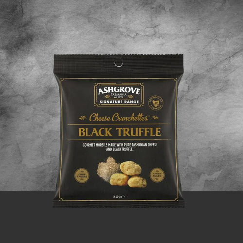 Ashgrove Cheese Crunchettes Black Truffle 40g