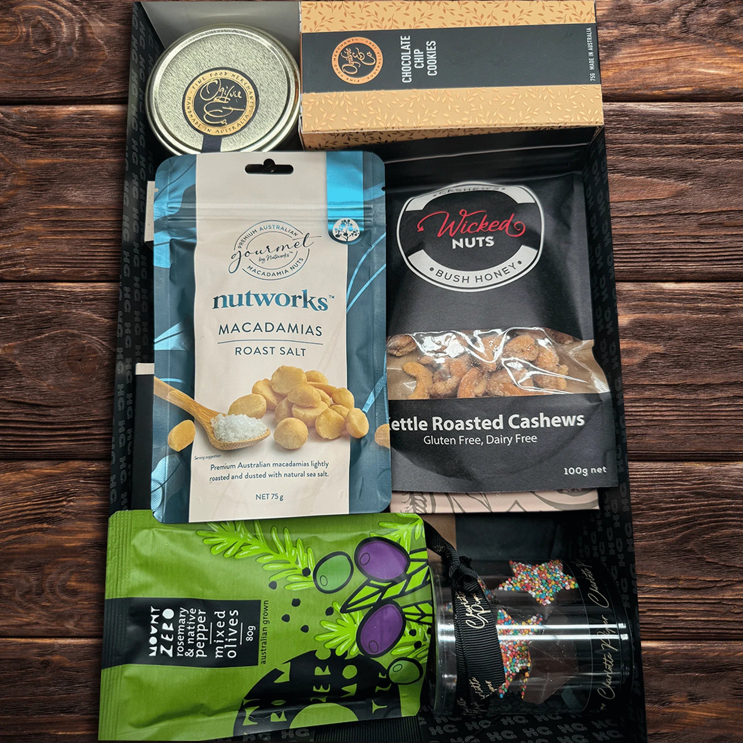 Happy 40th Australian Gourmet Foodie Hamper - Tastebuds