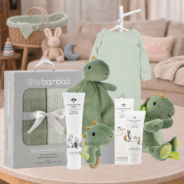 Dino Baby Neutral Hamper