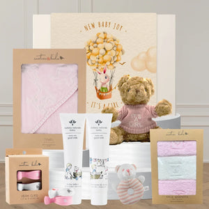 Baby Girl Bathtime & Snuggles Hamper - Tastebuds