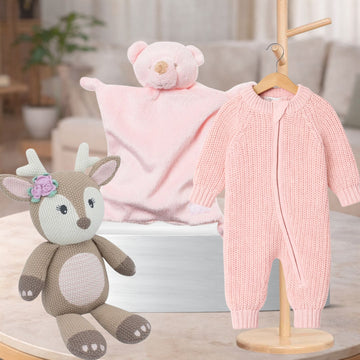 Winter Essentials for Baby Girl Hamper