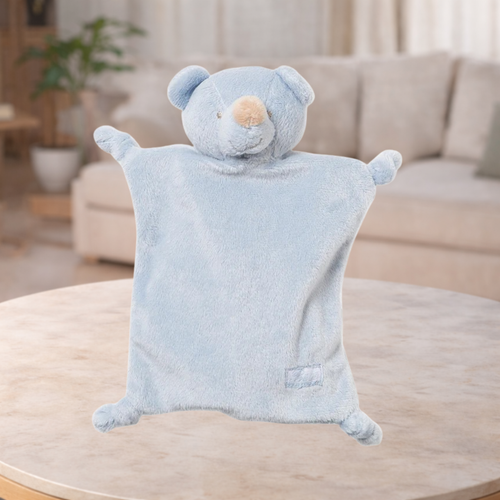 Bebe By Minihaha Baby Blue Teddy Comforter