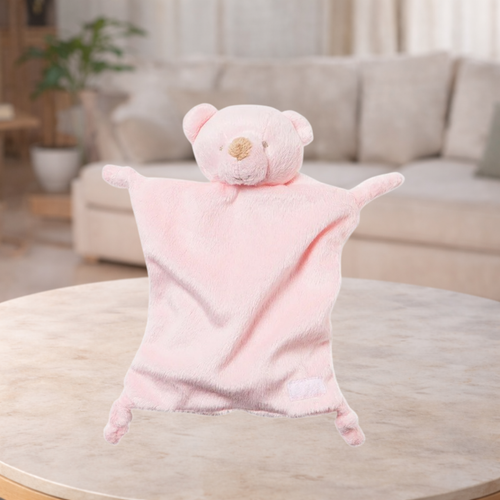 Bebe By Minihaha Pale Blossom Teddy Comforter Pink