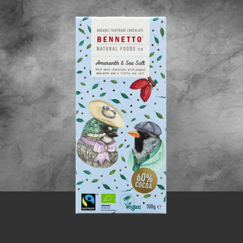 Bennetto Amaranth Sea Salt Chocolate 100g