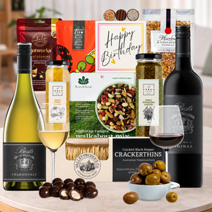 Best Ausi Wine Birthday Basket