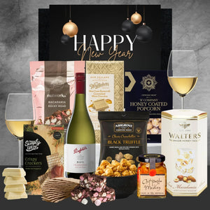 Best White Wine New Year Gift Hamper for Her - Tastebuds