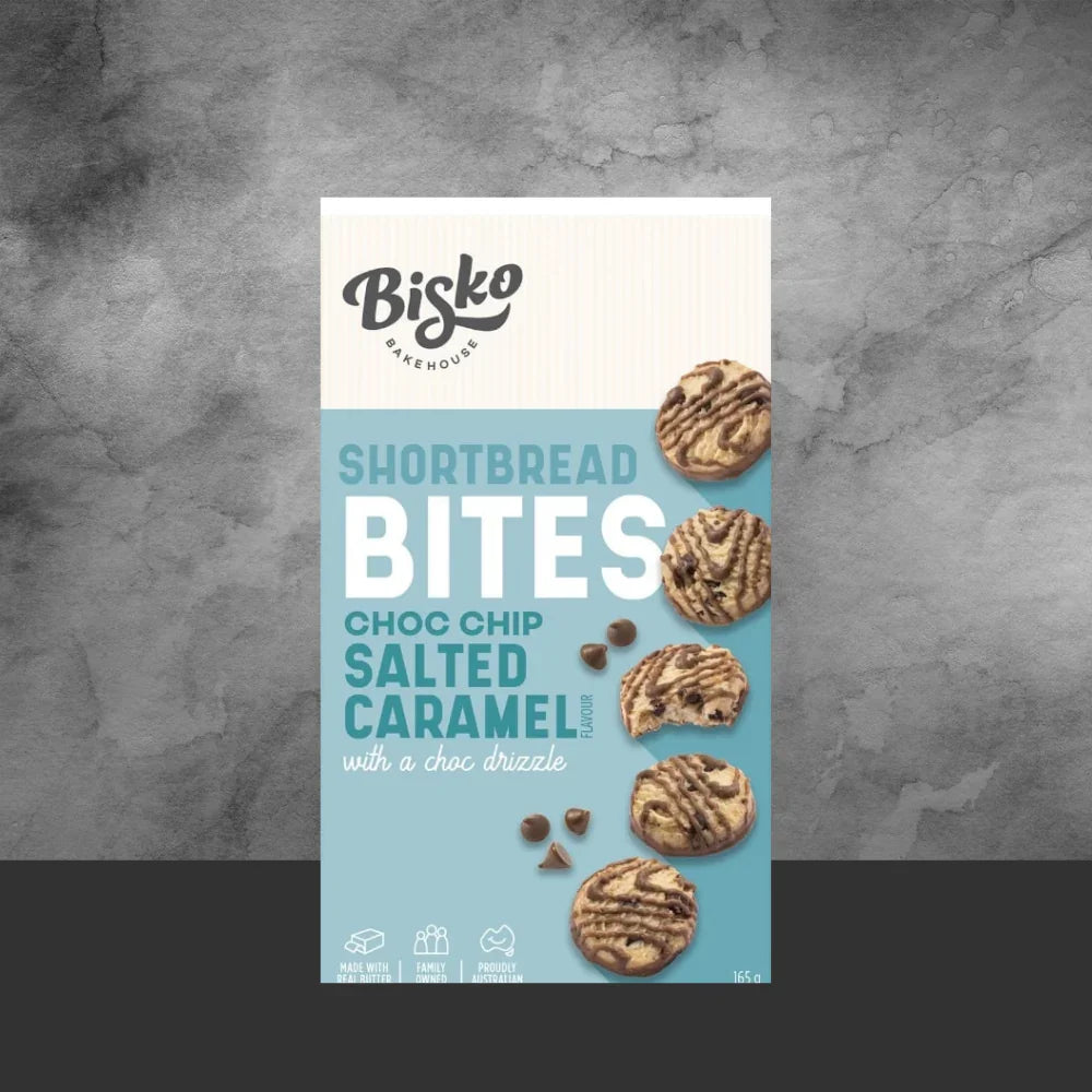Bisko Choc Chip Salted Caramel 150g - Tastebuds