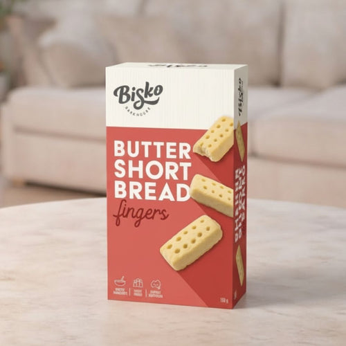 Bisko Butter Shortbread Fingers 150g