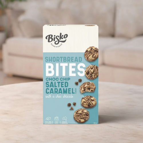 Bisko Choc Chip Salted Caramel 150g