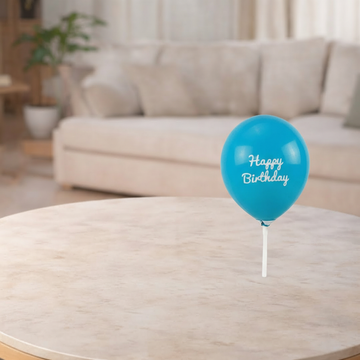 Blue Happy Birthday Balloon