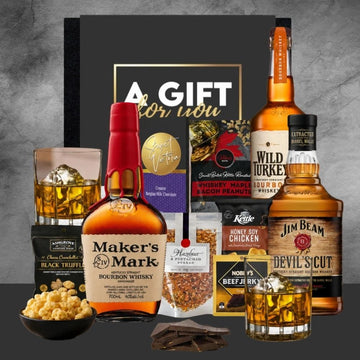 Bourbon Whisky Gift Hamper for Men