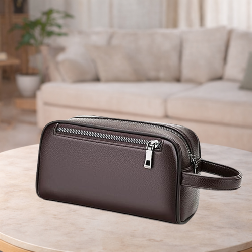 Brown Toiletry Bag
