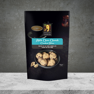 Byron Bay Cookies Milk Choc Chunk Bites Cookie Pouch 100g - Tastebuds