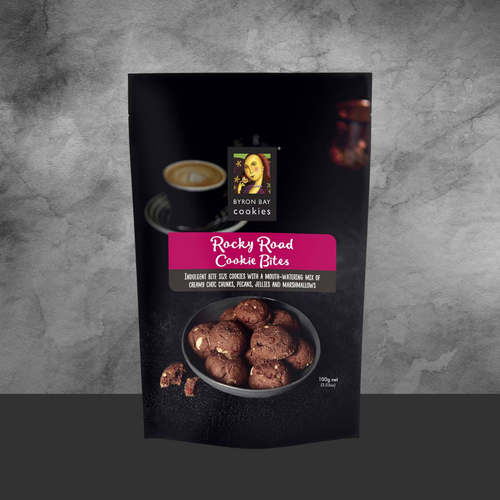 Byron Bay Cookies Rocky Road Bites Cookie Pouch 100g