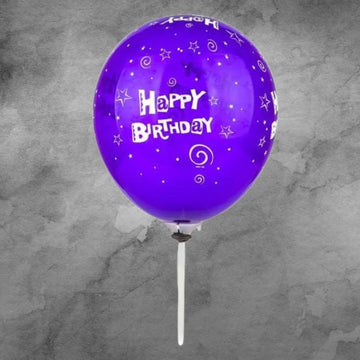 Purple Happy Birthday Balloon - Tastebuds