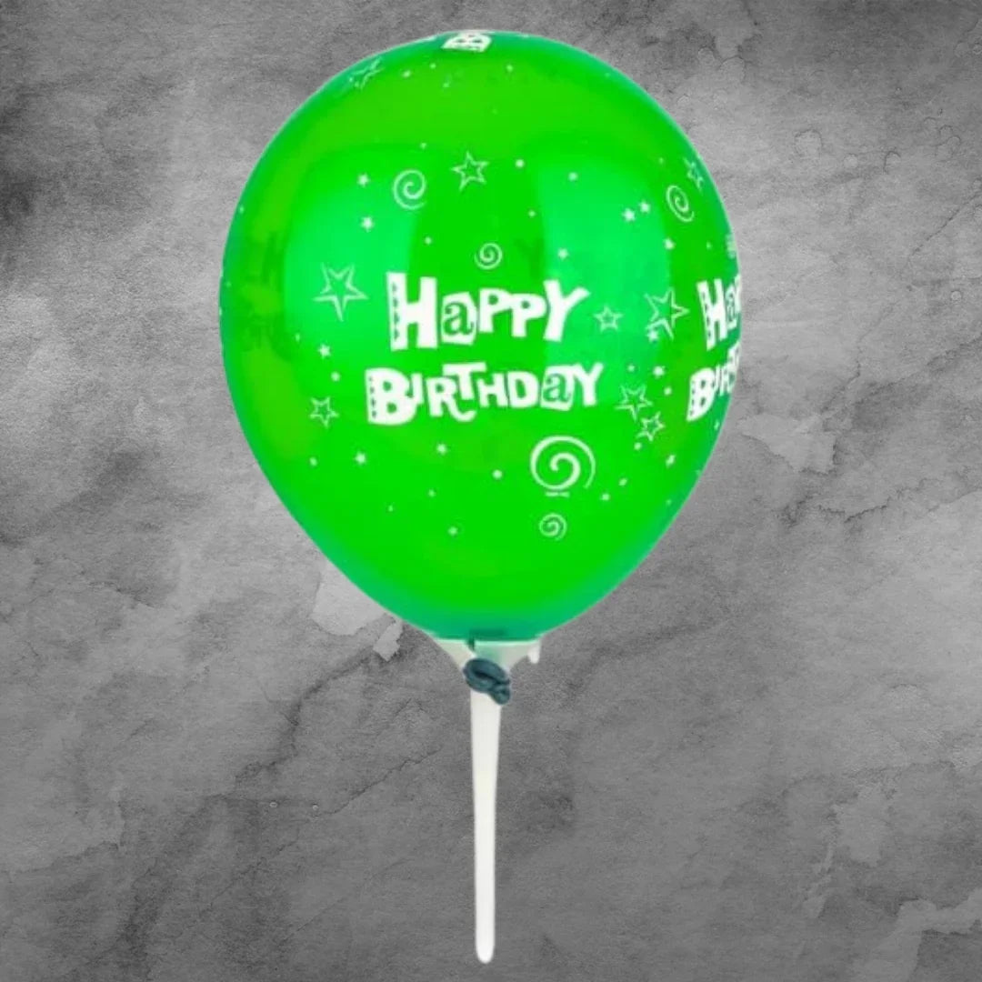 Green Happy Birthday Balloon - Tastebuds