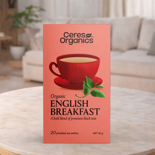 Ceres Organic English Breakfast Tea 20pk