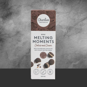 Charlie's Fine Food Co. Cookies & Cream Mini Melting Moments 50g - Tastebuds