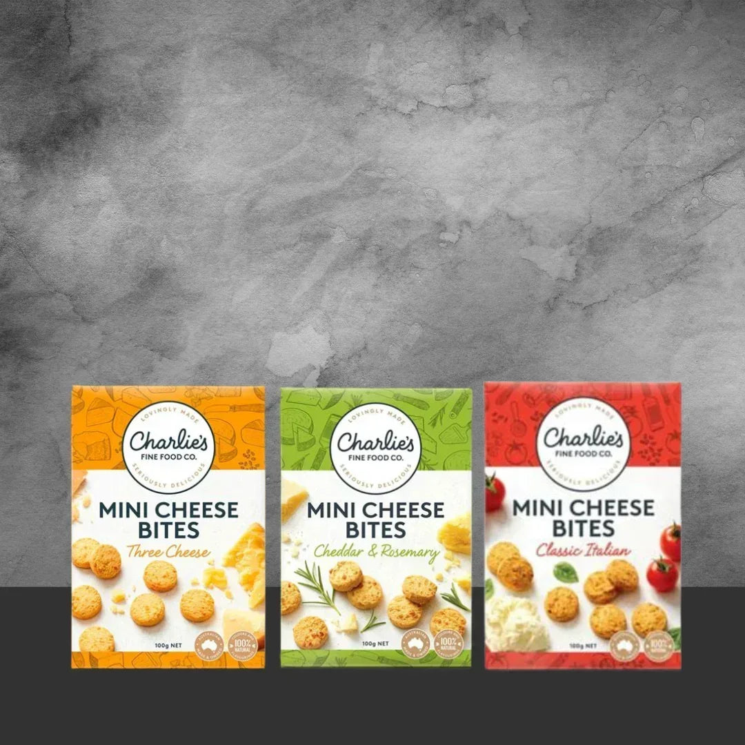 Charlie's Fine Food Co. Mini Cheese Bites 100g - Tastebuds