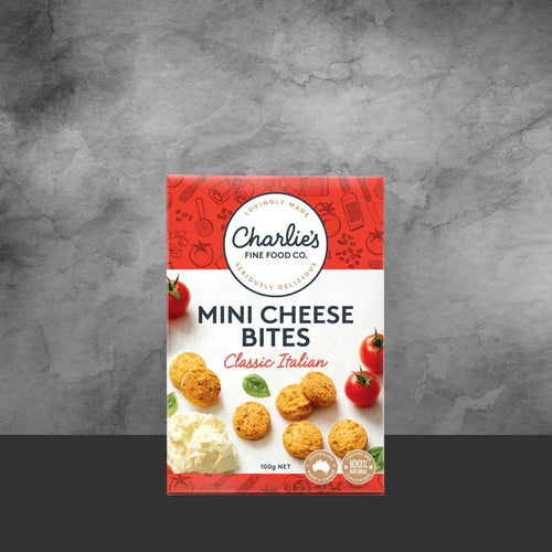 Charlie's Fine Food Co. Classic Italian Mini Cheese Bites 100g