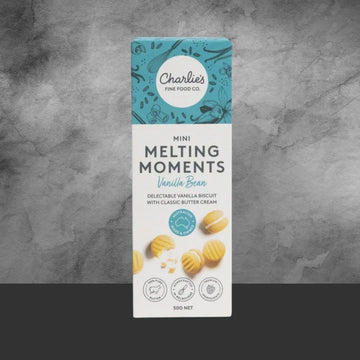 Charlie's Fine Foods Co. Vanilla Bean Mini Melting Moments 50g - Tastebuds