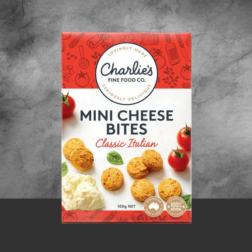 Charlie's Fine Food Co. Classic Italian Mini Cheese Bites 100g