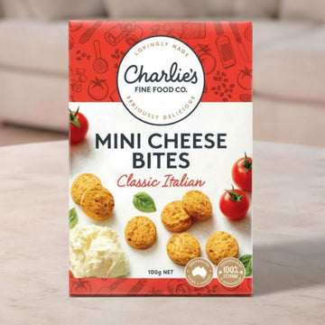 Charlie's Fine Food Co. Classic Italian Mini Cheese Bites 100g