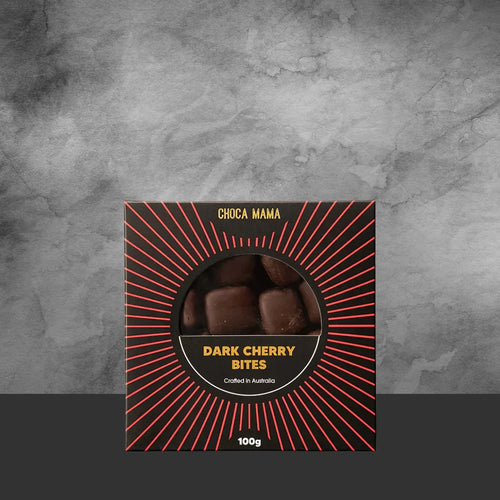 Chocamama Dark Chocolate Cherry Bites 100g