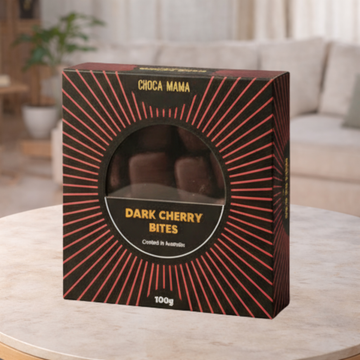 Chocamama Dark Chocolate Cherry Bites 100g