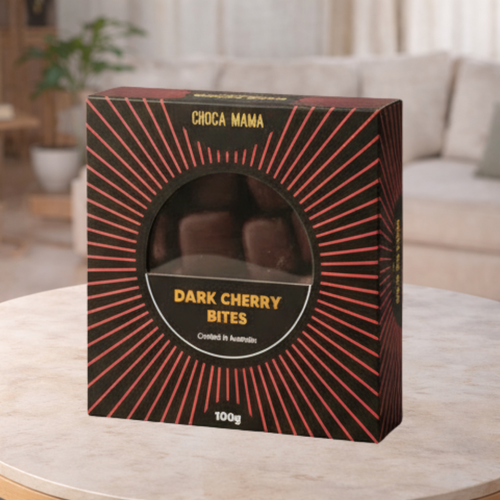 Chocamama Dark Chocolate Cherry Bites 100g
