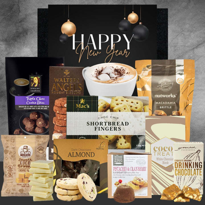 Chocolate Cookies New year Gift Hamper - Tastebuds