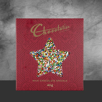 Chocolatier Christmas Star Speckle 40g - Tastebuds