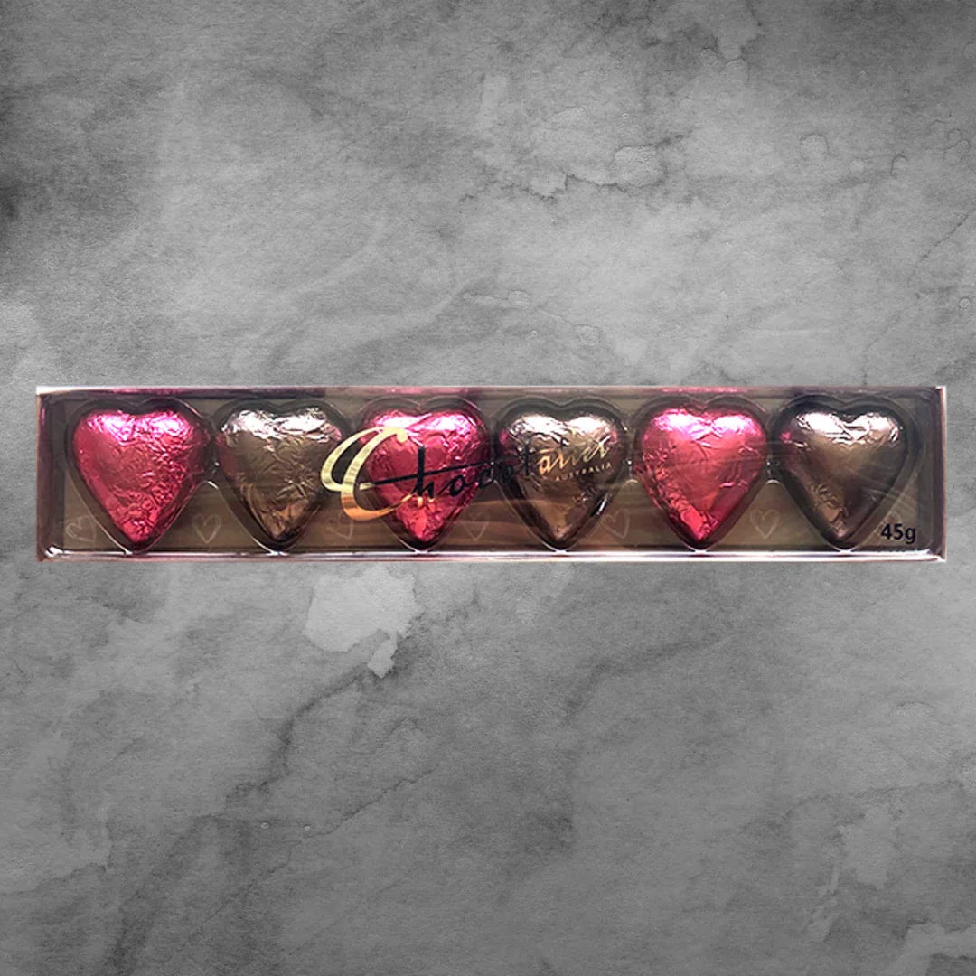 Chocolatier Pink & Mocha Hearts 45g - Tastebuds