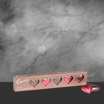 Chocolatier Pink & Mocha Valentine's Hearts 45g