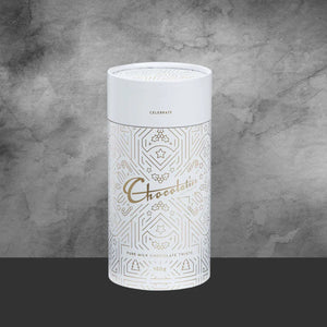 Chocolatier Pure Milk Chocolate Twists Canister 150g Xmas - Tastebuds
