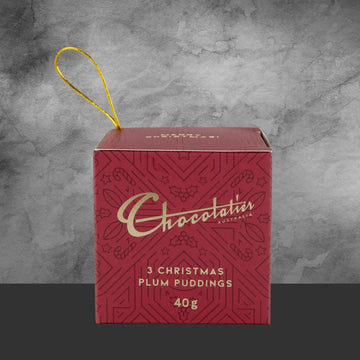 Chocolatier Red Christmas Gift Cube 40g - Tastebuds