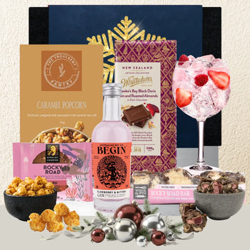 Christmas Pink Gin Treat Hamper