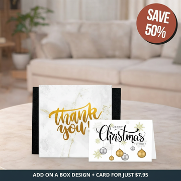 Christmas Thank You Sleeve + Card Bundle