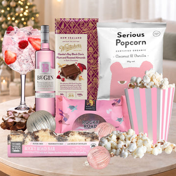 Christmas Pink Gin Treat Hamper