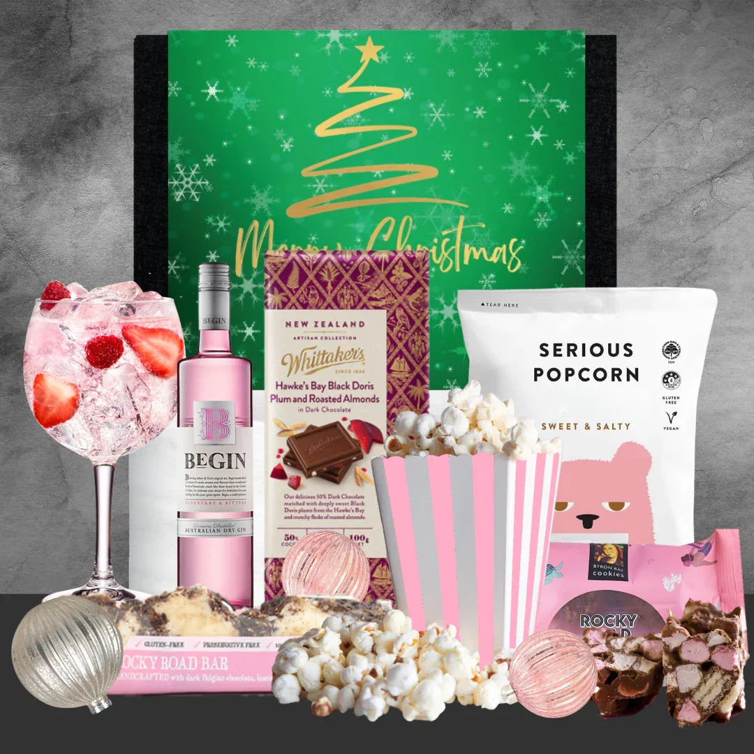 Christmas Pink Gin Treat Hamper - Tastebuds