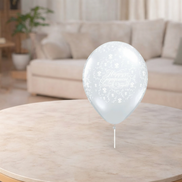 Clear Happy Engagement Balloon