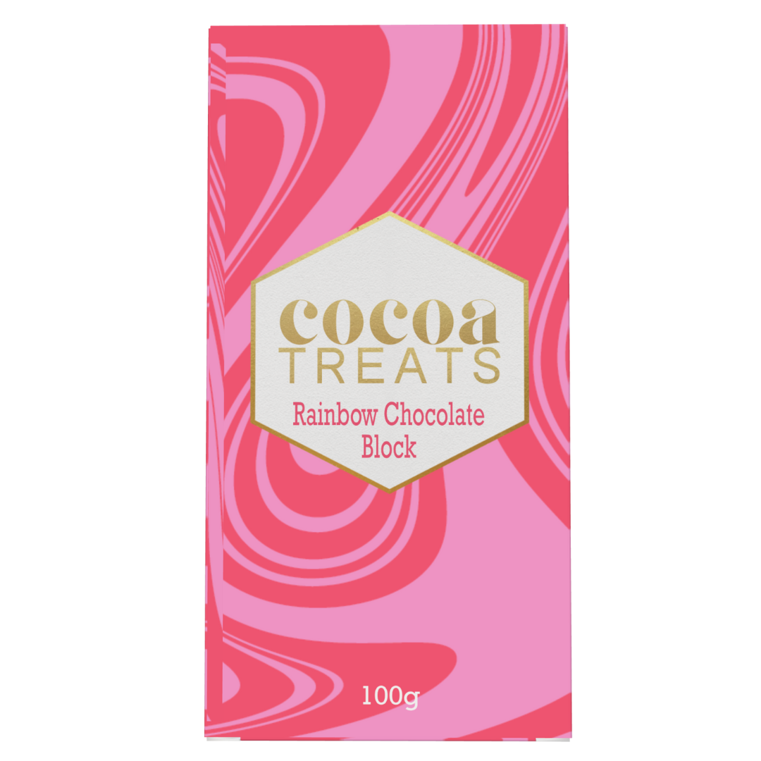 Cocoa Treats Belgian Milk Chocolate Rainbow 100g - Tastebuds