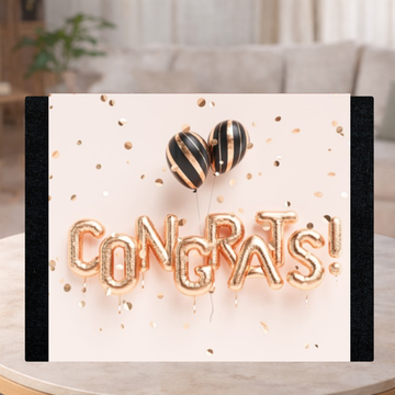 Congrats Balloons Sleeve